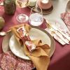 IHR Ideal Home Range Dinner Napkins Disposable 3-Ply Paper Hand Towels, 8.5" x 4.5", Darla (Cream), 16-Count view 2