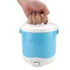 24V Car Rice Cooker, 1.6L Portable Multifunctional Electric Rice Cooker and Steamer for Cars Use, Travel Steamer for RV, Truck, Camp Trip(Blue) view 1