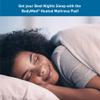 BodyMed Heated Mattress Pad with Skirt, Queen, 60 in. x 80 in.  Fitted Electric Mattress Topper with Temperature view 2
