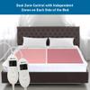 BodyMed Heated Mattress Pad with Skirt, Queen, 60 in. x 80 in.  Fitted Electric Mattress Topper with Temperature view 3