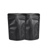 100 Pack Mylar Bag,7 Gram Stand-up Packaging Pouch, 4.72 Mil Thickness Resealable Foil Food Storage Baggies Safe Material,4X6 Inches,Matte Black view 1