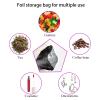 100 Pack Mylar Bag,7 Gram Stand-up Packaging Pouch, 4.72 Mil Thickness Resealable Foil Food Storage Baggies Safe Material,4X6 Inches,Matte Black view 4