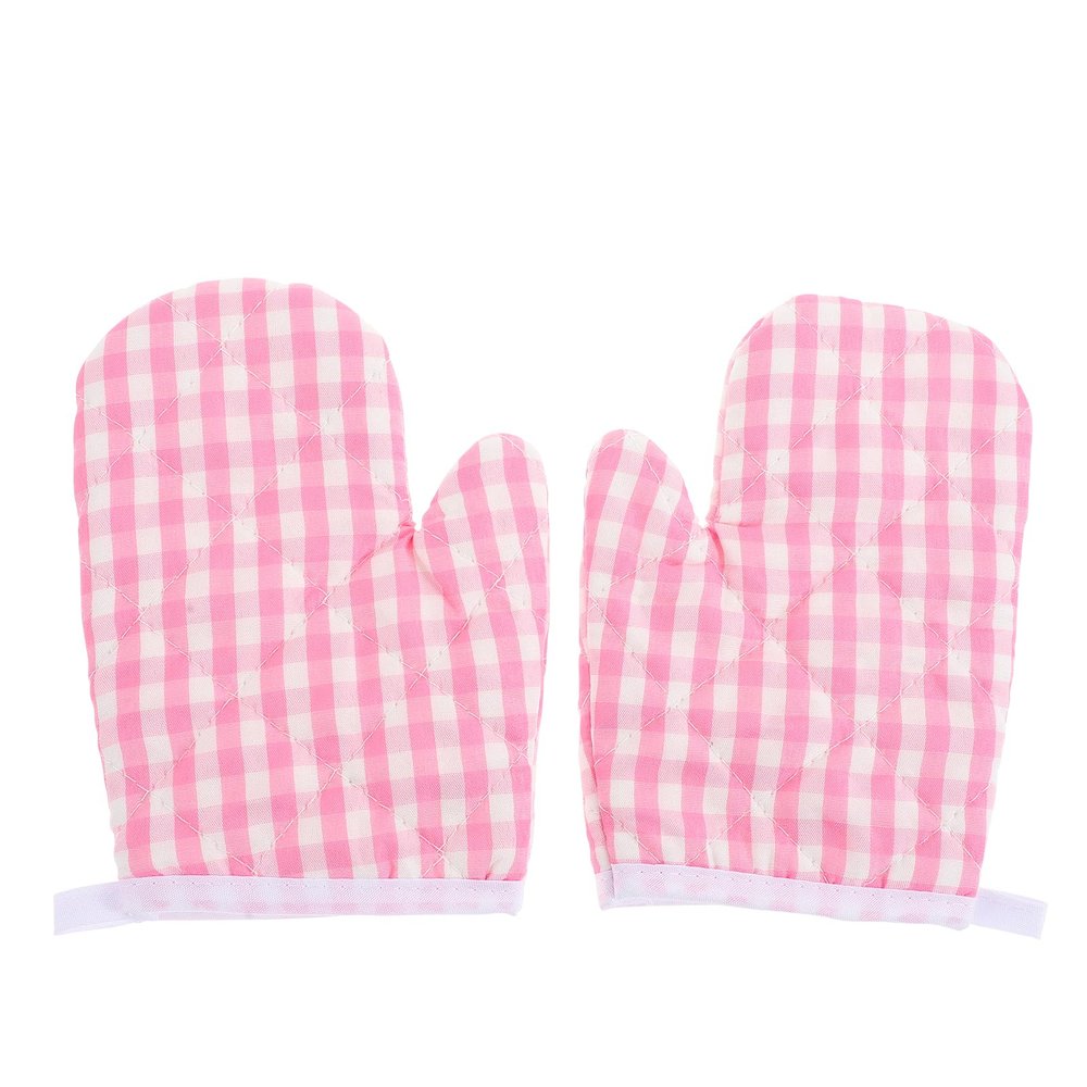 Oven Mitts for Kids Christmas Kitchen Gloves Baking Tool Microwave Oven Gloves Kitchen Mitts for Safe Baking Cooking BBQ