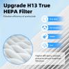 2 Pack Vital 100 Replacement Filter Compatible with LEV.OIT Vital 100, H13 True HEPA High-Efficiency and Activated Carbon Vital 100 Filter,Part # Vital 100-RF view 3