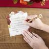 Kate Aspen Burgundy Blush Floral Wedding Guest Book Alternative, 50PCS Advice Card & 50PCS Tent Place Card- Decor Favors for Wedding, Bridal Shower, Birthday & Tea Party view 4