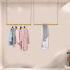 2 Pcs Clothing Storage Chain Garment Rack Wedding Dress Hanging Rack Home Boutique Clothes Store Display (35.43inch) view 1