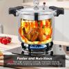 25 Quart Pressure Canner Cooker & pressure canners for canning & water bath canner | Pressure Gauge & Pressure Regulator | Induction Compatible & Pressure release 13 PSI (+/- 5%) view 4