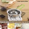 Double Boiler Pot Set, Stainless Steel Melting Pot with Silicone Spatula for Melting Chocolate, Soap, Wax, Candle Making (600ml and 1600ml,Green) view 2