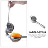 1pc Manual Lemon Squeezer Ergonomic Handheld Juicer Stainless Steel Fruit Smasher Compact Design for Fresh Citrus Juice view 3