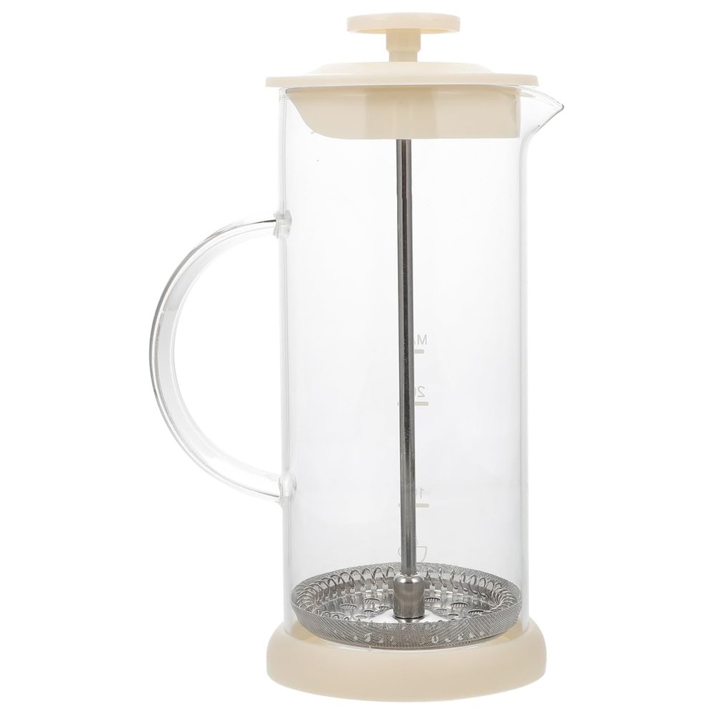 Manual Milk Frother Coffee Bar Milk Frother with Press Froth Technology, Milk Foamer Manual Milk Creamer Hand Pump Frother Handheld Milk Frothing Pitchers for Milk Coffee Cappuccino