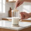 Manual Milk Frother Coffee Bar Milk Frother with Press Froth Technology, Milk Foamer Manual Milk Creamer Hand Pump Frother Handheld Milk Frothing Pitchers for Milk Coffee Cappuccino view 3