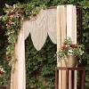 DUO ER Large Wall Hanging Macrame Tapestry Home Decorative Curtain Hand Woven Bohemian Cotton Tapestry Wedding Background (Color : B) view 3