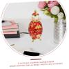 Beaupretty Automatic Toothpick Dispenser Elegant Flower Design Retro Toothpick Holder for Home Office Restaurant and Bar view 3