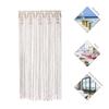 DUO ER 90x180cm/35x70inch Bohemian Macrame Curtain Handmade Woven Wall Tapestry Room Divider Door Curtains for Living Room Bedroom view 2
