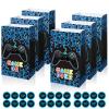 Chrisfall 24 Pack Gamer Party Favor Bags Video Game Supplies Theme Candy Goodie Bag Game on Party Bags with Stickers for Kids Birthday Decorations, 8.66 x 5.12 x 3.15 Inches view 1
