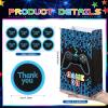 Chrisfall 24 Pack Gamer Party Favor Bags Video Game Supplies Theme Candy Goodie Bag Game on Party Bags with Stickers for Kids Birthday Decorations, 8.66 x 5.12 x 3.15 Inches view 3