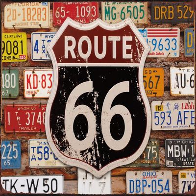 Sokomurg Retro Vintage Funny 12"x16"Indoor No. 66 Metal Aluminum Sign Garage Kitchen Decor Bar Pub Club Cafe Home Restaurant Wall Decor Art Sign Post Gifts for man