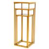 3 Pack Gold Metal Flower Stands Floor Vase Column Stand Wedding Centerpieces Vase for Tables Decorations,Geometric Flower Display Rack for Wedding Valentine's Day Party Event Supply (50cm +60cm+70cm) view 4