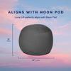 Moon Pod Lunar Lift Footrest for Bean Bag Chair - 20" x 8" Zero-Gravity Micro-Bead Stuffed for Stress, Relaxation & Comfort for Circulation (Charcoal) view 4