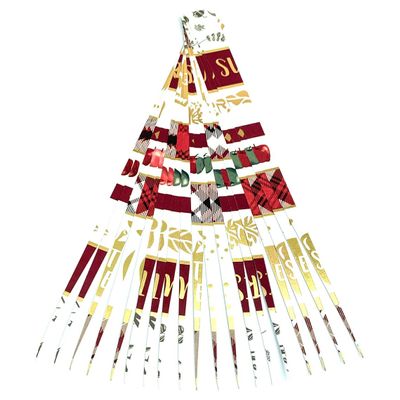 Paper Strips with Golf Foil Laminate for Making Paper Beads 1/2 or 1 Inch Precut Heavy Beading Strips