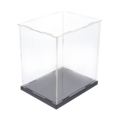 Cabilock Smooth Acrylic Material DIY Easy Assembly Display Cases for Collectibles Miniature Showcase Box Model Display Case