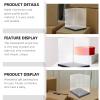 Cabilock Smooth Acrylic Material DIY Easy Assembly Display Cases for Collectibles Miniature Showcase Box Model Display Case view 3