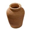 1Pcs Rattan Woven Vase, Country Rustic Style Seagrass Flower Pot, Farmhouse Decorative Dried Flower Pot Basket Can for Home House Hotel Decor view 1