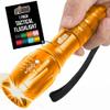 GORILLA GRIP Powerful LED Handheld Tactical Flashlight, Gold view 1