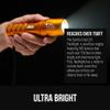 GORILLA GRIP Powerful LED Handheld Tactical Flashlight, Gold view 3