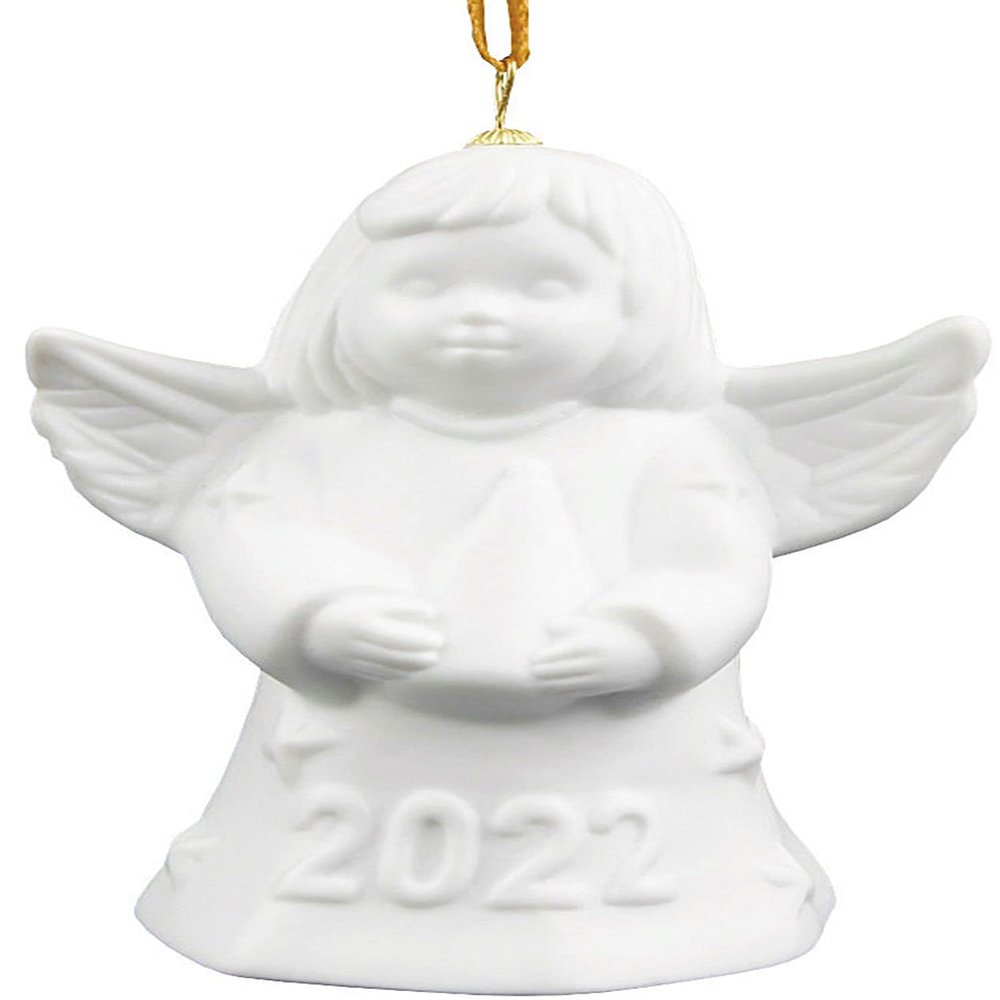 2022 GOEBEL Annual Angel Bell-White Unpainted - 47th Edition ~ New- Ships First Class
