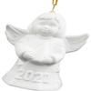 2022 GOEBEL Annual Angel Bell-White Unpainted - 47th Edition ~ New- Ships First Class view 3