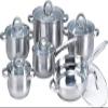 12-Piece Stainless Steel Cookware Sets with Glass Lid view 1