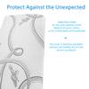 FoamRush 8" x 28" x 72" Bunk, Soft, Fitted, Zippered Mattress Cover Replacement, Premium Cotton, Waterproof, Non Skid Bottom, Mattress Pad Cover, Mattress Not Included view 4