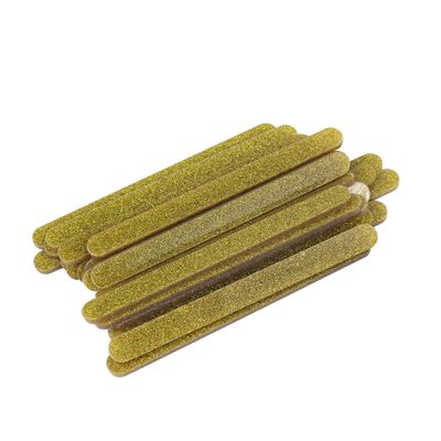 O'Creme Cakesicle Popsicle Acrylic Glitter Sticks, Pack of 50 Pieces 4.5 Inch Gold