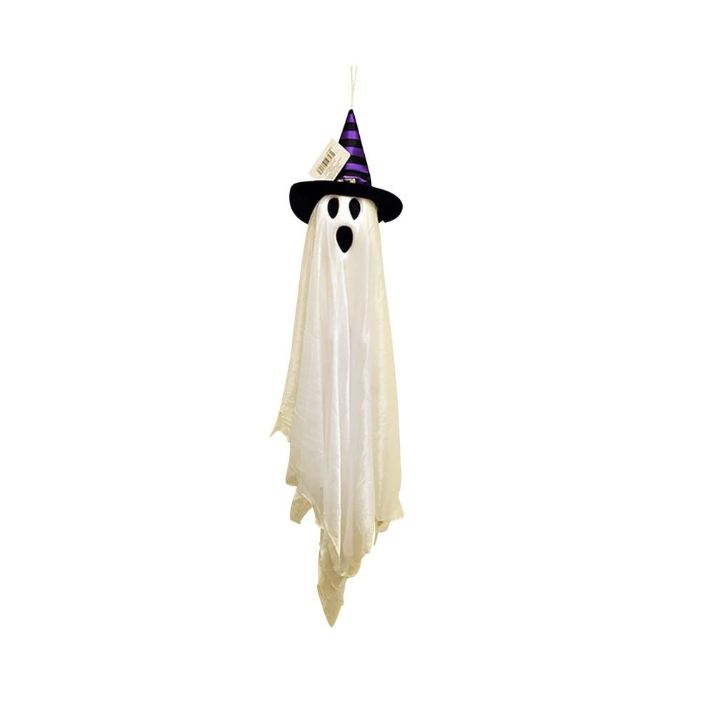 Fun World HANGNG Decor Ghost W/HAT