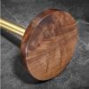 Paper Towel Holder 1 Pack Paper Towel Holder Solid wood kitchen Paper Towel Holder Upright Hand Towel Dispenser for Kitchen Bathroom (Round Bottom) Kitchen Paper Towels Holder view 3