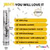 Confetti Cannon Party Poppers Shooters,(6 pack) YESHOW Confetti Blaster Silver Metallic for Birthday Graduation Wedding Christmas New Years Eve view 3
