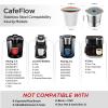 Reusable k Cup Coffee Filters,Universal stainless steel Refillable k Cups Filter Use for Keurig 2.0 and 1.0 Coffee Makers-brewers (3pack) view 3