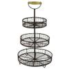 Antique Style Metal Wire 3 Tier Rack Display Stand Basket Rustic Farmhouse Decor view 1