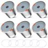 Reusable k Cup Coffee Filters,Universal stainless steel Refillable k Cups Filter Use for Keurig 2.0 and 1.0 Coffee Makers-brewers (6pack) view 1