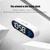 BcofoA Electronic Charging Alarm Clock 2021 New Smart Watch Desktop LED Music Clock Dormitory Students get up (Color : Orange) view 3