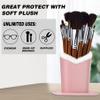 bvya 2 Pcs Eye Glass Holder Stands, Candy Sweet Color Eyeglasses Holder with Plush Lining for Table, Desk, Nightstand view 4