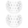 2pcs Crystal Glass Candle Holders Elegant Votive Candle Cups for Wedding Decor Party Centerpiece Desktop Decoration for Home and Special Occasions view 1