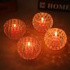 2pcs Crystal Glass Candle Holders Elegant Votive Candle Cups for Wedding Decor Party Centerpiece Desktop Decoration for Home and Special Occasions view 4