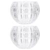 2pcs Crystal Glass Candle Holders for Wedding and Dining Table Decor Elegant Votive Candle Cups Smooth Design for Festivals and Celebrations view 1