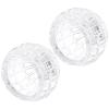2pcs Crystal Glass Candle Holders for Wedding and Dining Table Decor Elegant Votive Candle Cups Smooth Design for Festivals and Celebrations view 2