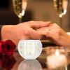 2pcs Crystal Glass Candle Holders for Wedding and Dining Table Decor Elegant Votive Candle Cups Smooth Design for Festivals and Celebrations view 4
