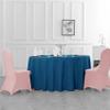 108 Inch Stain and Wrinkle Resistant Washable Polyester Table Cloth, Decorative Table Cloth for Dining Table, Buffet Parties and Wedding, Caribbean Blue view 3