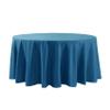 108 Inch Stain and Wrinkle Resistant Washable Polyester Table Cloth, Decorative Table Cloth for Dining Table, Buffet Parties and Wedding, Caribbean Blue view 4
