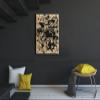 Jackson Pollock-No.34 Canvas Wall Art Print for Living Room Poster for Bedroom Bathroom Artwork Home Decor Ready to Hang(50x65cm 20"x26",Framed) view 2